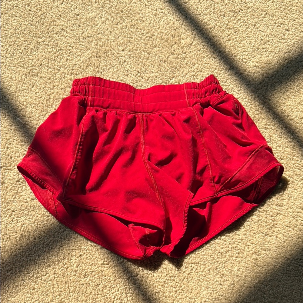 Lulu Red Shorts